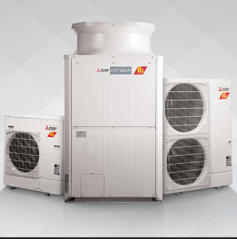 Mitsubishi Electric City Multi commercial HVAC equipment